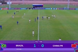 半场-俞天桢失单刀周欣怡两度造险 U17女足开场3分钟丢球0-1巴西 半场-俞天桢失单刀周欣怡两度造险 U17女足开场3分钟丢球0-1巴西